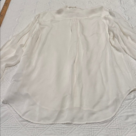 Ralph Lauren Polo ruffle collar button down blouse Size XXL - Picture 11 of 11